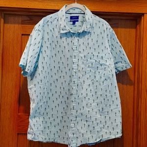 Mens XXL Apt. 9 short-sleeved button down shirt